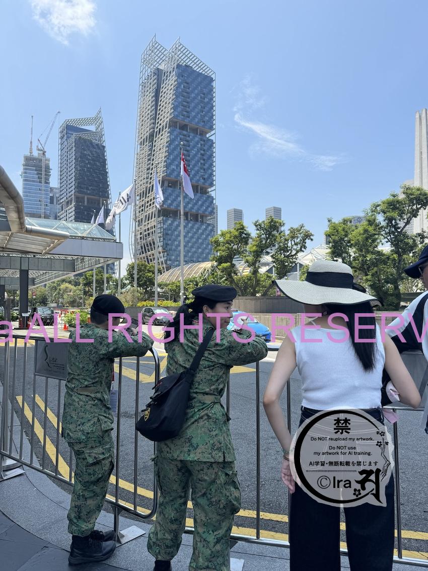 National Day Parade シンガポールのナショナル・デイ・パレード：国際島漫画 まはらじま MAHARAJIMA｜作者 Ira（アイラ）