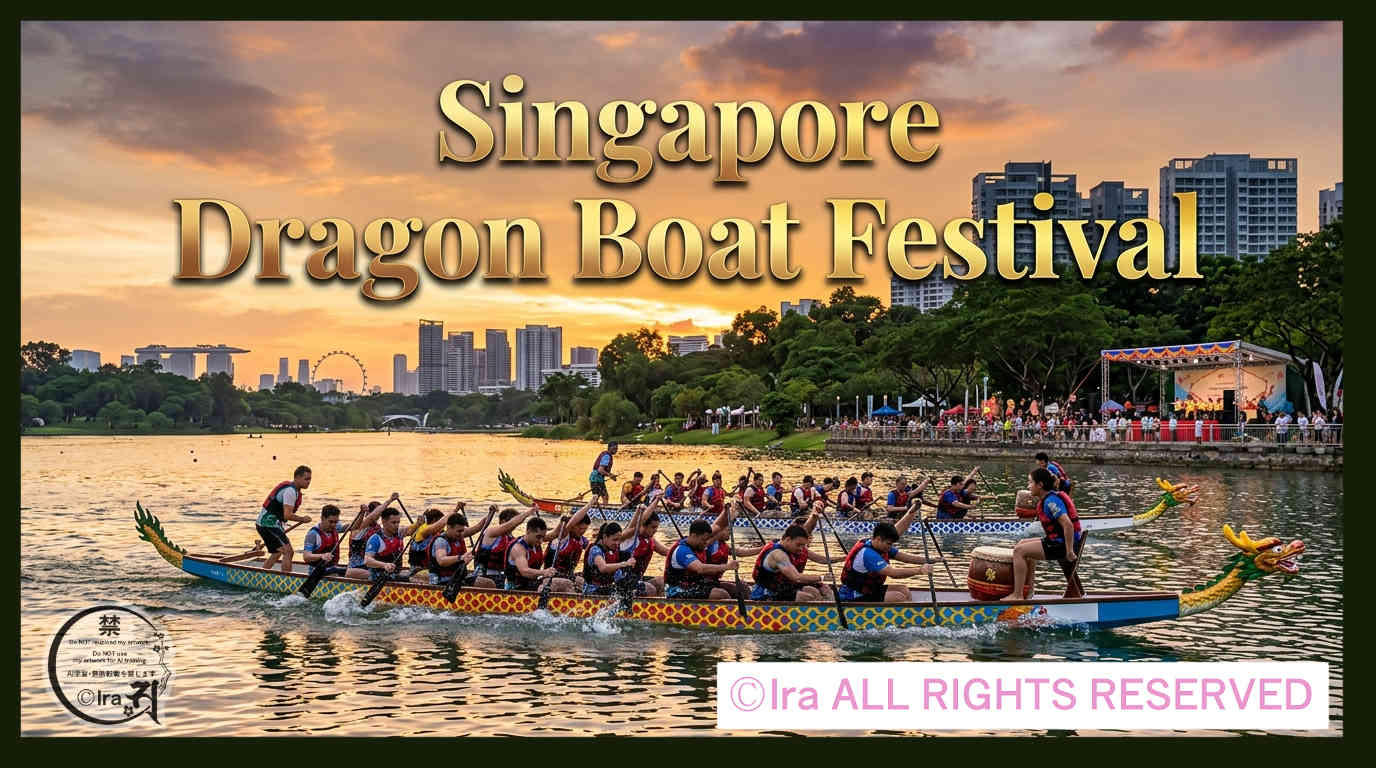 シンガポールのドラゴンボートフェスティバル。Singapore Dragon Boat Festivalの風景イベント