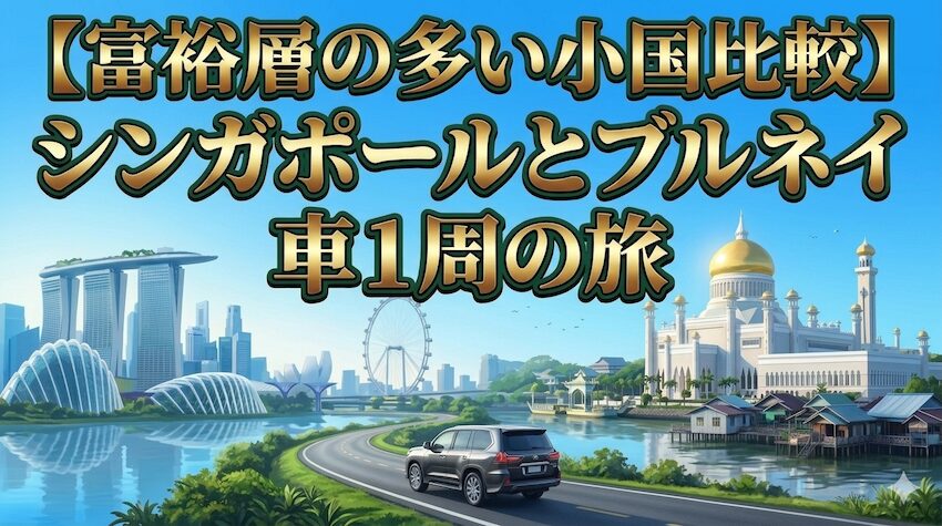 【富裕層の多い小国】シンガポールとブルネイ|1周の所要時間とコース|面積と公道 5d5c04f1aaa90d56d17efee130aaea5e 【富裕層の多い小国比較】シンガポールとブルネイ車1周の旅