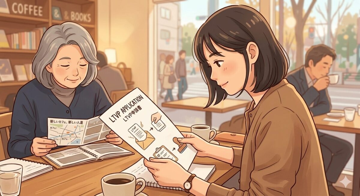 LTVP申請サムネイル. イラスト系 ほのぼの 。シンガポール