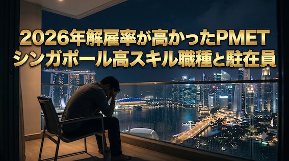 2026年解雇率が高かったPMET｜シンガポール高スキル職種と駐在員