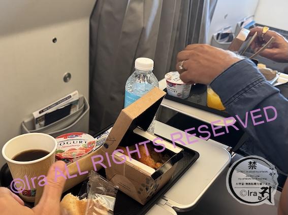 Singapore Airlinesの機内食。ブルネイとシンガポール間での提供。
