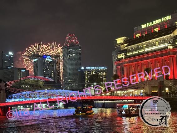 NDP2026の花火を遠方から撮影