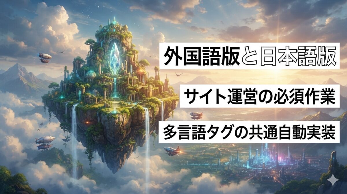 多言語タグの共通自動実装
