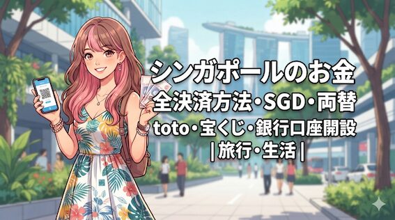 シンガポールのお金(全決済方法・SGD・両替・toto・宝くじ・銀行口座開設)｜旅行・生活のトップページ
