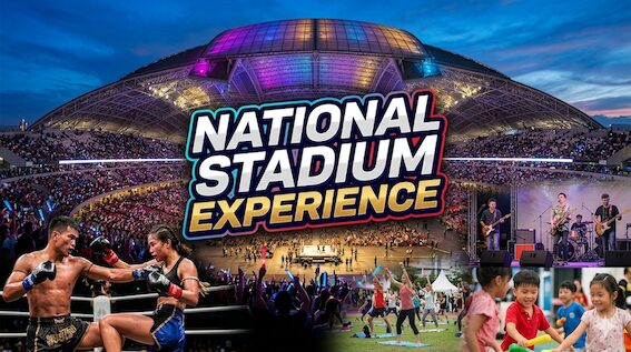 【期間限定無料】シンガポール国立競技場の裏側探検・ムエタイ・子供向けイベント多数のNational Stadium Experience 2026 National Stadium National Stadium Experience