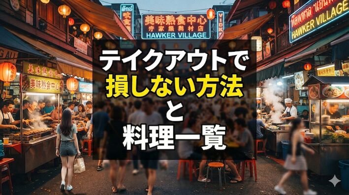 テイクアウトで損しない方法と料理一覧