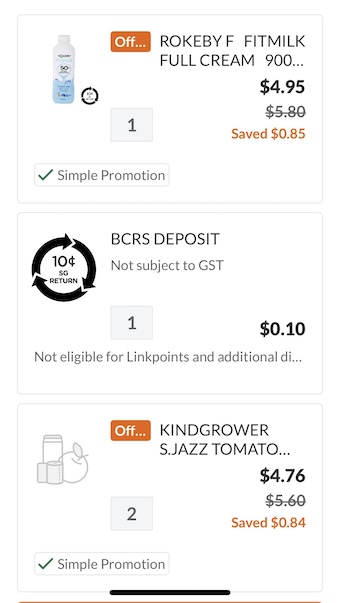 10月6日の大規模返金トラブル。シンガポールのfair price app利用でtrust bank決済 IMG 0100 Screenshot fairprice app(Iraの本件対象決済。fair price finestで購入。